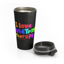 Load image into Gallery viewer, I Love Sand Tray Stainless Steel Travel Mug