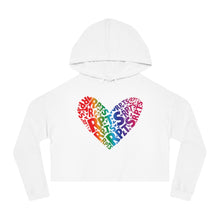 Load image into Gallery viewer, RPTS Heart Cropped Hooded Sweatshirt
