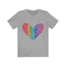 Load image into Gallery viewer, EMDR Heart Unisex Jersey Short Sleeve Tee