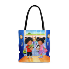 Load image into Gallery viewer, Elizabeth Makes a Friend Tote Bag