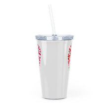 Load image into Gallery viewer, RPT Heart Plastic Tumbler with Straw