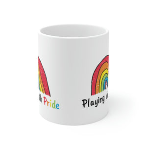 Playing with Pride Ceramic Mug 11oz