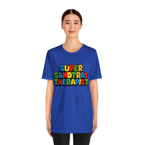 Super Sandtray Therapist Unisex Jersey Short Sleeve Tee