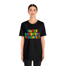 Load image into Gallery viewer, Super Sandtray Therapist Unisex Jersey Short Sleeve Tee