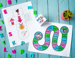 Sight Words Dice Game