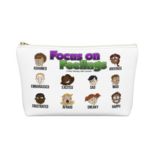 Load image into Gallery viewer, Focus on Feelings Accessory Pouch w T-bottom