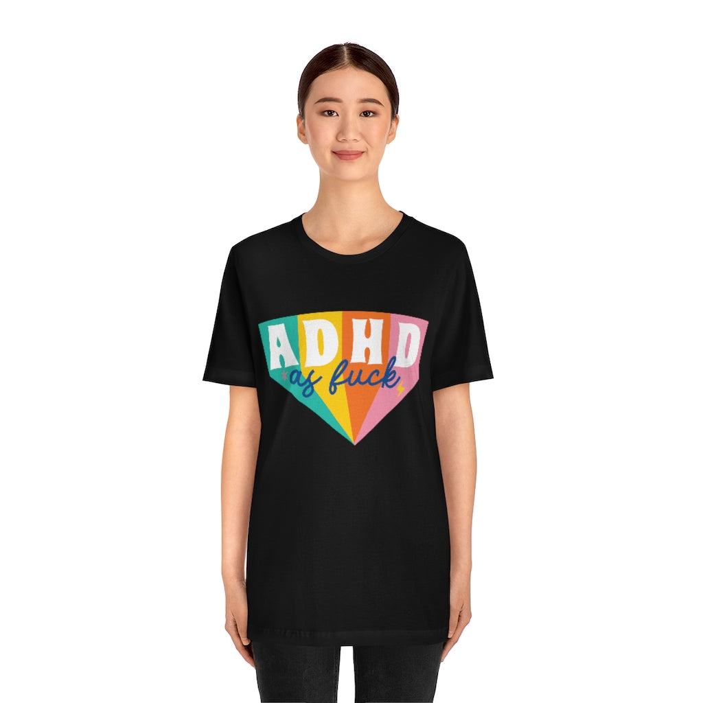 vidne mikrofon kant ADHD AF T-shirt – Play Therapy with Carmen