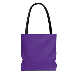 Purple Sandtray Therapist Tote Bag