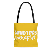 Load image into Gallery viewer, Yellow Sandtray Therapist Tote Bag