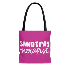 Pink Sandtray Therapist Tote Bag