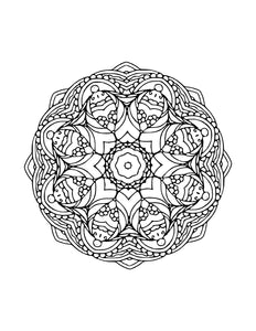 10 Mandala Coloring Sheets