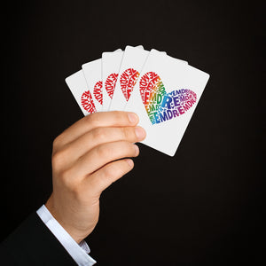 EMDR Heart Custom Poker Cards