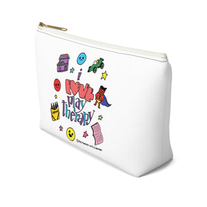 I Love Play Therapy Accessory Pouch w T-bottom