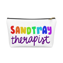 Load image into Gallery viewer, White Sandtray Therapist Accessory Pouch w T-bottom