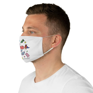 I Love Play Therapy Fabric Face Mask
