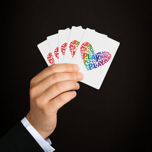 Play Heart Custom Poker Cards