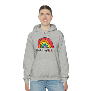 Playing with Pride Unisex Heavy Blend™ Hooded Sweatshirt