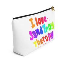 Load image into Gallery viewer, I Love SandTray Therapy Accessory Pouch w T-bottom