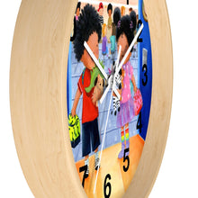 Load image into Gallery viewer, Elizabeth Makes a Friend Wall Clock