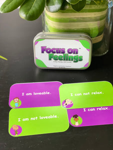 Focus on Feelings® Positive and Negative Cognition Cards