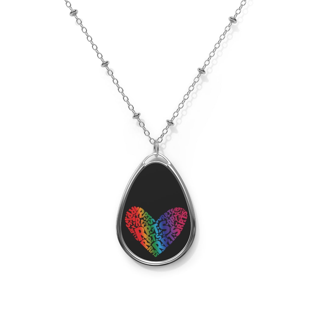 RPTS Heart Oval Necklace