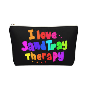I Love SandTray Therapy Accessory Pouch w T-bottom