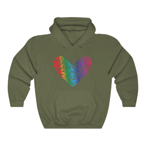 Sandtray Heart Unisex Heavy Blend™ Hooded Sweatshirt