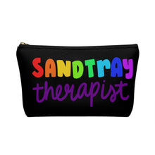 Load image into Gallery viewer, Black  Sandtray Therapist Accessory Pouch w T-bottom