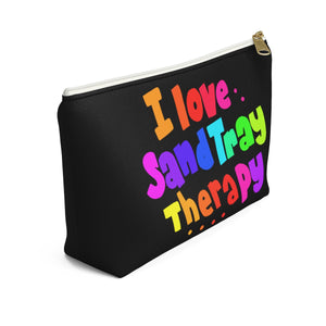 I Love SandTray Therapy Accessory Pouch w T-bottom