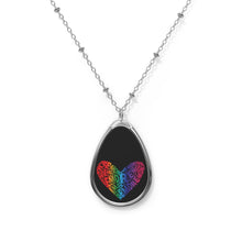 Load image into Gallery viewer, EMDR Heart Oval Necklace