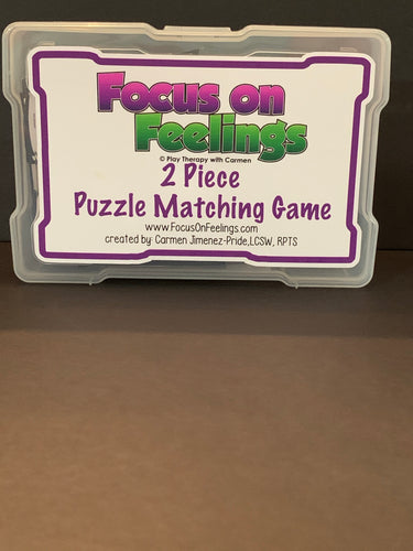 Focus on Feeling©️ 2 Piece Puzzle Matching Game