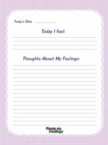 Feelings Worksheet Pad